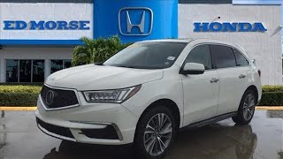 Used 2017 Acura MDX West Palm Beach Juno FL RB074144A [upl. by Ahsinik]