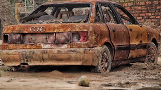 Fully restoration 1980 AUDI Q8 car abandoned for 30 years  Restoration Channel [upl. by Lajib645]