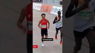 Beijing Half Marathon under investigation after a controversial finish [upl. by Aicenek]