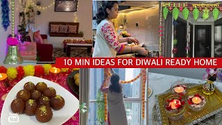 Diwali living room Tour  An Indian living Room Tour 2024  Quick Diwali Ready Living Room Decor [upl. by Honebein122]