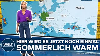 WETTER IN DEUTSCHLAND Sonne und sommerliche Temperaturen  aber auch Regen und Gewitter [upl. by Stultz]