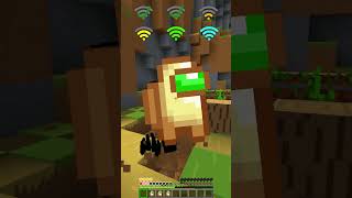 Totem of Undying vs Different WiFi shorts minecraft meme [upl. by Arykat]