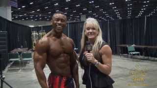 Michael Anderson After Winning the 2013 IFBB Europa Show of Champions Mens Physique Division [upl. by Nevyar]