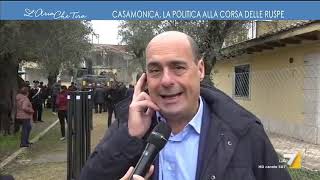 Zingaretti PD Lavoriamo alla Romanina da quattro anni bene il Ministro Salvini nelle ville [upl. by Nordgren]