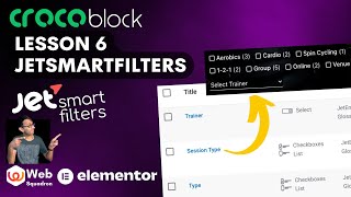 Crocoblock Lesson 6  JetSmartFilters  Wordpress Tutorial  Basics [upl. by Madora]