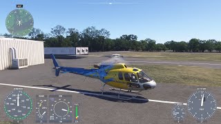 MSFS2024  First Helicopter Flight H125  Sydney VFR [upl. by Relyt]