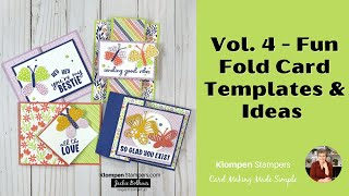 Fun Fold Cards Vol 4  Ideas for Year Round Card Making Fun [upl. by Nyrb]