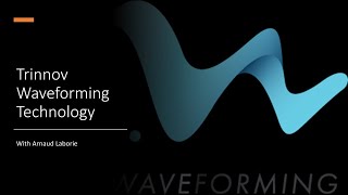 Trinnov Waveforming Technology Explained with Arnaud Laborie [upl. by Prussian]