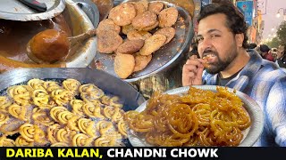 HIDDEN GEM OF DARIBA KALAN CHANDNI CHOWK  85 SAAL PURANI KACHORI KA THIYA AUR DESI GHEE WALI JALEBI [upl. by Atteuqcaj726]