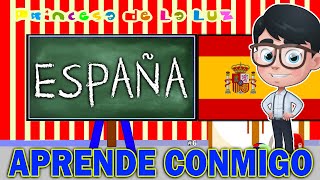 ESPAÑA  SPAIN 🌍 Países Del Mundo 💠 Vídeos Educativos Para Niños APRENDE CONMIGO [upl. by Nitsug]