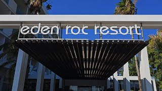 A tour of the All Inclusive Eden Roc Resort Hotel Rhodes in 4K [upl. by Nosdrahcir]