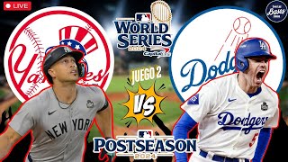 🚨 EN VIVO Serie Mundial 2024  Yankees vs Dodgers  Juego 2  Análisis y Reacciones ⚾🔥 [upl. by Nabe]