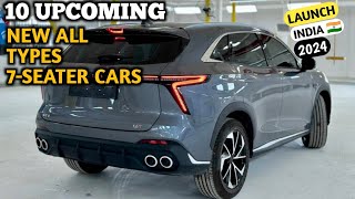 10 Upcoming All 7 Seater Cars Launch In 🇮🇳 India 2024  Features Launch Date  Upcoming Cars [upl. by Namolos]