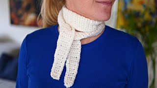 STYLISH Neck Scarf SOPHIE SCARF Inspired Crochet Tutorial [upl. by Nylidam436]