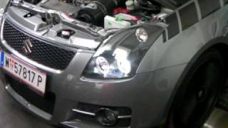 suzuki swift sport dyno run  great sound [upl. by Ecnarrat820]