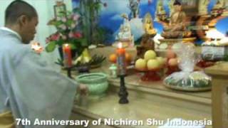 7th Anniversary of Nichiren Shu Indonesia [upl. by Neile]