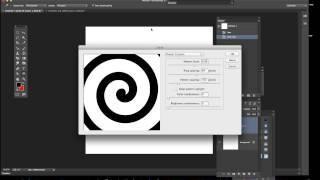 Photoshop CC  Create spiral howto tutorial [upl. by Odilia]