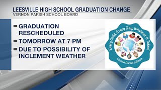 Leesville High School graduation rescheduled [upl. by Vince735]