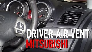 Driver Air Conditioner Vent Panel Removal  Mitsubishi LancerProton Inspira [upl. by Ellinger]