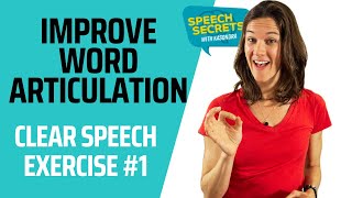 Exercise for Clear Speech and Articulation 3 Syllable Words [upl. by Annora]