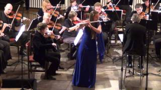 Mozart  Flute concerto in G Major K 313 1st movement  Heili Rosin  Tallinn Chamber Orchestra [upl. by Htebasyle]