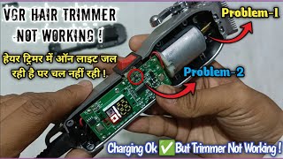 hair cutting machine repair  how to repair VGR trimmer not working [upl. by Quirk]