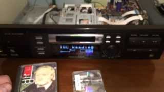 JVC XM448 Minidisc Recorder Deck Review [upl. by Airegin]