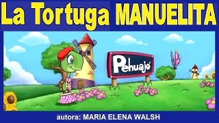 La Tortuga Manuelita Con Letra canciones infantiles [upl. by Atekin755]