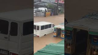 Heavy rain causes flooding on Buyagan Rd La Trinidad [upl. by Vaasta]