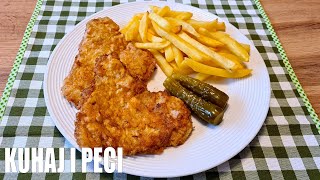 KAKO POHOVATI ŠNICLU DA BUDE SOČNA I MEKANA ✔  Fried Steak [upl. by Sayette109]