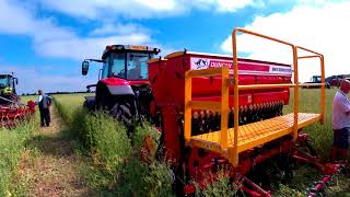 2018 Massey Ferguson 6715S Tractor With Duncan Mk IV Renovator [upl. by Otilesoj]