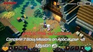 Minecraft Dungeons Complete 7 Boss Missions on Apocalypse 21 Mission 5 Evoker [upl. by Enneirdna]