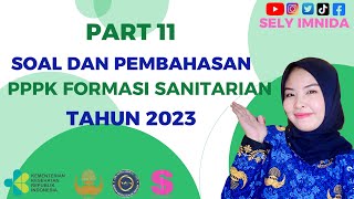 PART 11 SOAL PPPK SANITARIAN 2023 soalsanitarian sanitarian kesling kesehatanlingkungan pppk [upl. by Sascha]