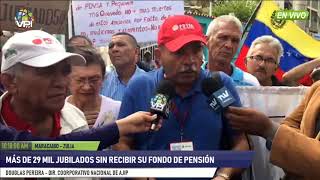 Venezuela  Jubilados de PDVSA Zulia exigieron pago de sus fondos de pensiones  VPItv [upl. by Adlih]