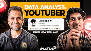 Youtuber and Data Analyst from New Zealand chandoo in Telugu [upl. by Burnside]