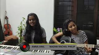 Minnaram MovieThaliraninjoru Kilimarathile Cover By Anna amp Naomi [upl. by Valdis172]