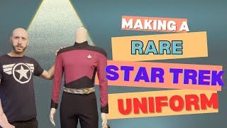 MAKING A STAR TREK TNG YESTERDAYS ENTERPRISE UNIFORM FROM SCRATCH [upl. by Beuthel]