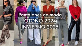 Pantalones de Moda para Otoño Invierno 20242025 Tendencias y Estilos [upl. by Eldwun]