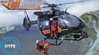 Helicopter HPG H145 HEMS in Action Pack on Microsoft Flight Simulator [upl. by Mills103]