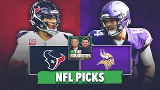 Houston Texans vs Minnesota Vikings BEST BETS NFL Picks amp Predictions  The Favorites Podcast [upl. by Anizor608]