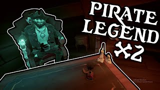 HITTING PIRATE LEGEND FOR THE SECOND TIME Ft DeadKevn  Sea of Thieves [upl. by Eirotal]