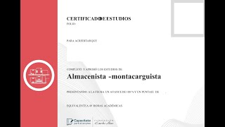 Curso AlmacenistaMontacarguista de la página capacitateparaelempleoorg [upl. by Caines322]