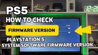 How To Check PS5 Firmware Version System Software PlayStation 5 [upl. by Morrie628]