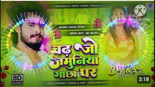 8HDsong Chad Jo Jamuniya Gachha Par Ashish Yadav  Chhori Lago kahe Dar DJ Remix  djremix [upl. by Nirrek]