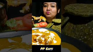 Eating Butter Chicken amp Spinach Baby Naan shorts ppeats butterchicken [upl. by Uphemia]