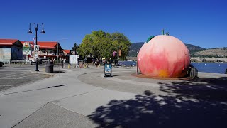 Penticton British Columbia  Walking Tour in 4K UHD [upl. by Terhune]