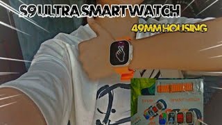 S9 Ultra smart watch review💓  watch ultra 49MM Titanium amp ceramic casevlog smartwatch review [upl. by April23]