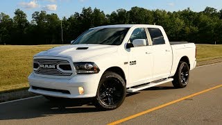 2018 Ram 1500 Sport Running Footage [upl. by Aneri504]