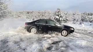 VOLVO S80 D5 AWD Snow Fun [upl. by Nehtan]