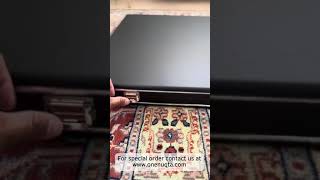 Gilding technique on Arabic Calligraphy [upl. by Nylakcaj]